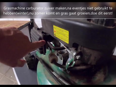 Video: Op welke manier draait de motor van een grasmaaier?