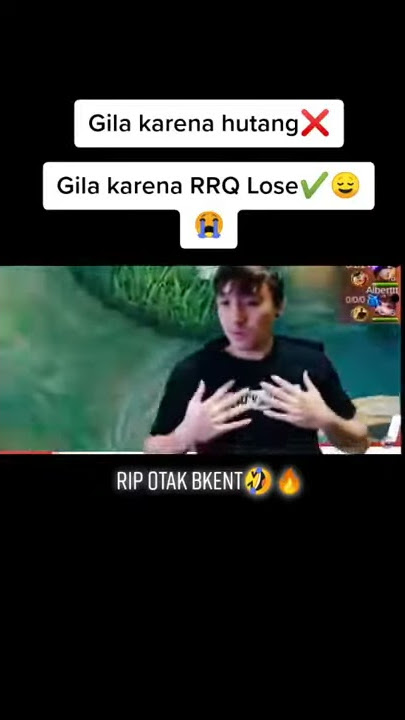 STORY WA BKENT JOGET KARENA RRQ LOSE