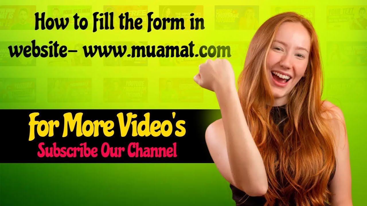 How To Fill The Form In Website Www muamat Work Demo Video how-to-fill-the-form-in-website-www-muamat-work-demo-video