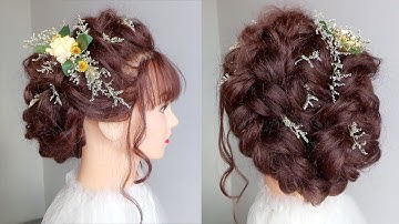 Tóc cô dâu đẹp P13 - tóc bới, tóc tết, tóc xõa, tóc dợn sóng, tóc lệch vai...