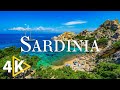 Flying over sardinia 4k u relaxing music along with beautiful nature  4k ultra