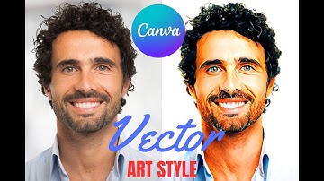 How to create Vector Art Style Effect In Canva | Step-by-Step Tutorial