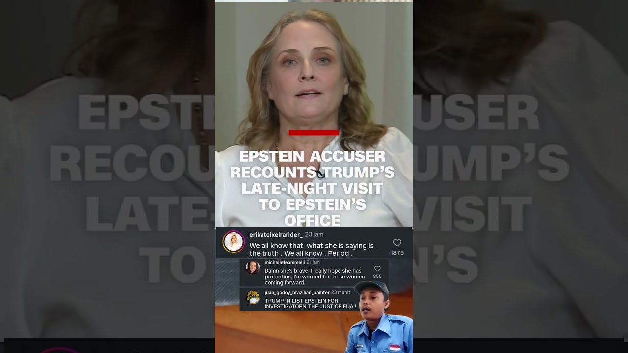 Epstein Accuser Recounts Trump S Late Night Visit To Office Epsteinfiles Usa