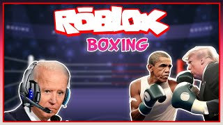 The Presidents enter the RING in Roblox Boxing but they all get concussions