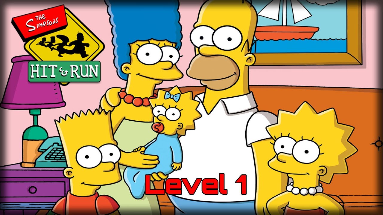 Simpson's Hit And Run : Level 1 Gag's - YouTube