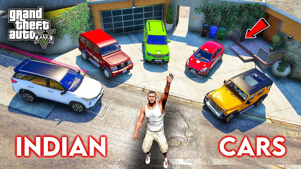 Franklin and ShinChan Stolen Indian Cars in GTA 5