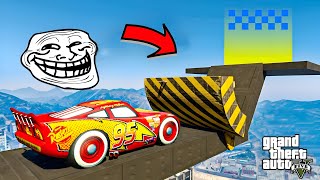 Car Parkour Race 566.544% People Cannot Complete This In Half Hours In GTA 5!