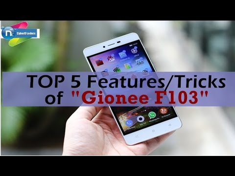 TOP 5 Features of Gionee F103 You Should Try - YouTube