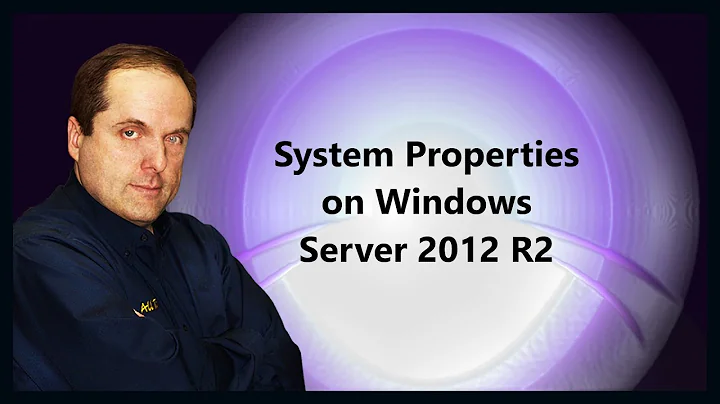 System Properties on Windows Server 2012 R2