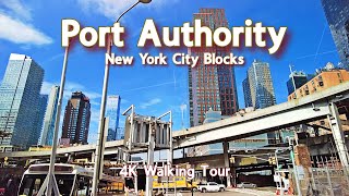 The City Blocks by Port Authority in NYC | 4K Walking Tour