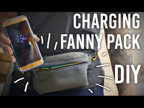 How to Make - Charging Fanny Pack : DIY - YouTube