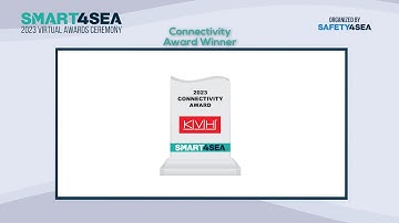 KVH Industries receives the 2023 SMART4SEA Connectivity Award