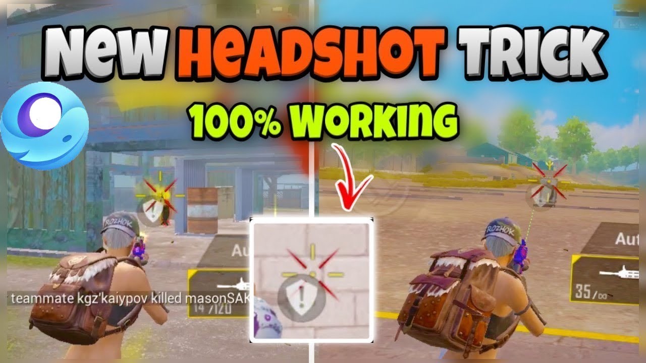 Headshot simple trick in pubg using gameloop | how to improve aim in ...