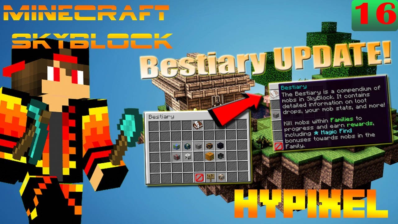 What s The New Bestiary Update 16 Minecraft Hypixel Skyblock YouTube