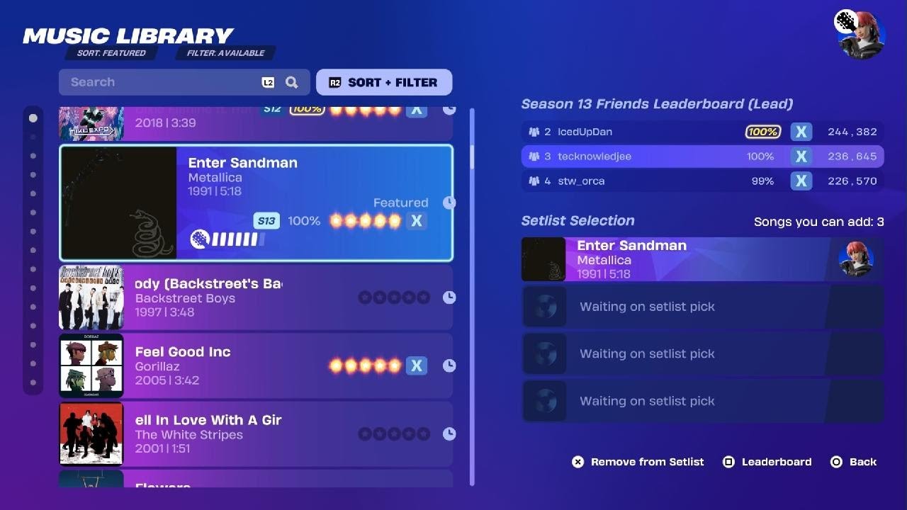 Enter Sandman-242,627 Points