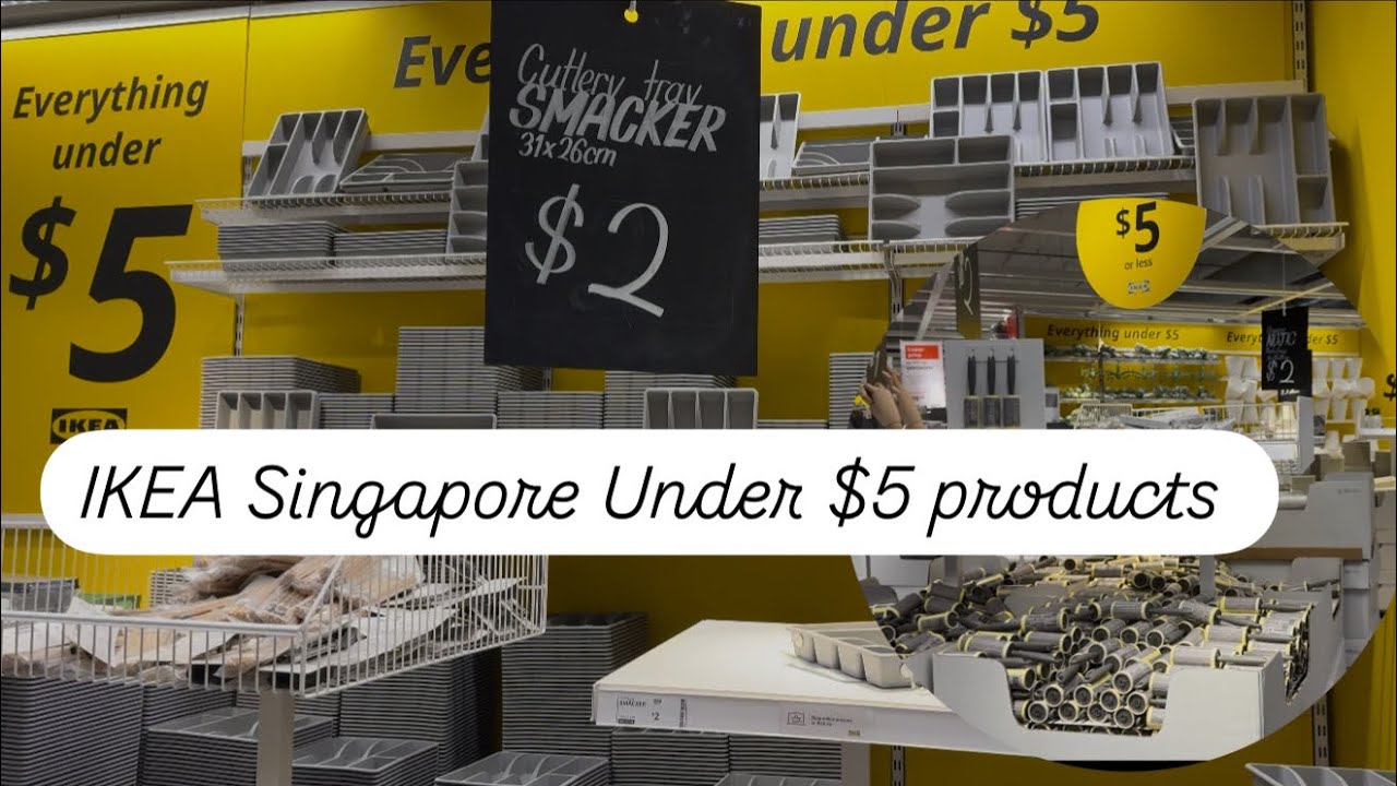 IKEA Singapore Under $5 products section | IKEA Store Tour