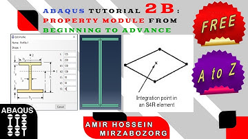 Abaqus Tutorial 2B Property Module from Beginning to Advance