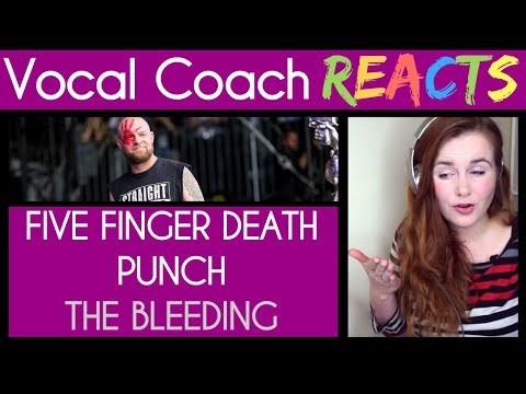 Vocal Coach reaction to Five Finger Death Punch - The Bleeding (Rock Am Ring 2017)