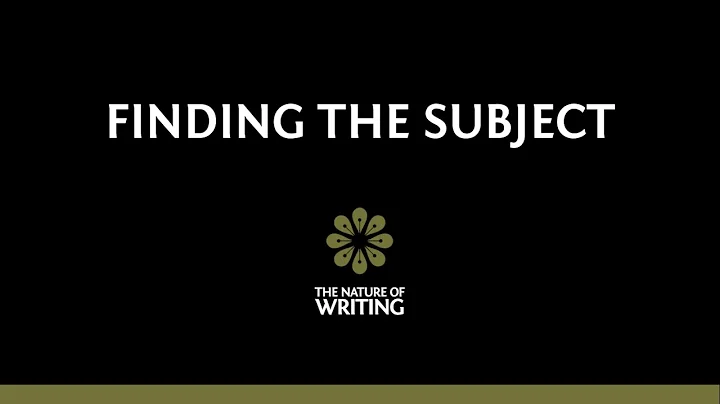 Finding the Subject | Sentence Structure | The Nature of Writing