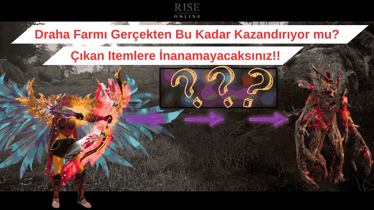 1 Saatlik Burning Treant Farmı! Düşen İtemler ŞOK ETTİ! | Rise Online