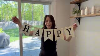 Burlap Happy Birt ay Banner Overview Rustic Party Decor - Is it Worth It