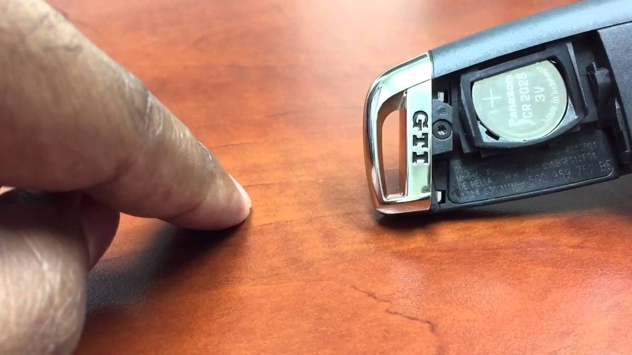 Key Fob Battery Replacement >> How to change vw key cap - YouTube Key Fob Battery Replacement >> How to change vw key cap - YouTube