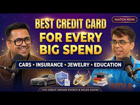Best Credit Cards in India for Big Spends in 2026: Cars, Insurance, Jewellery & Education