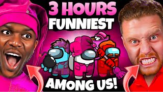 *3 HOURS* OF " FUNNIEST" SIDEMEN AMONG US! (TO FALL ASLEEP)