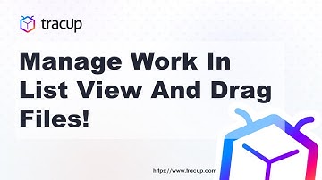 Manage work in list view and drag files!