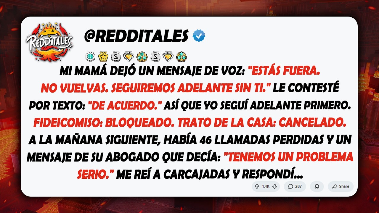 Mi mamá dejó un mensaje de voz: 