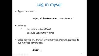 Lecture 9 MySQL Database using PHP2023 04 06