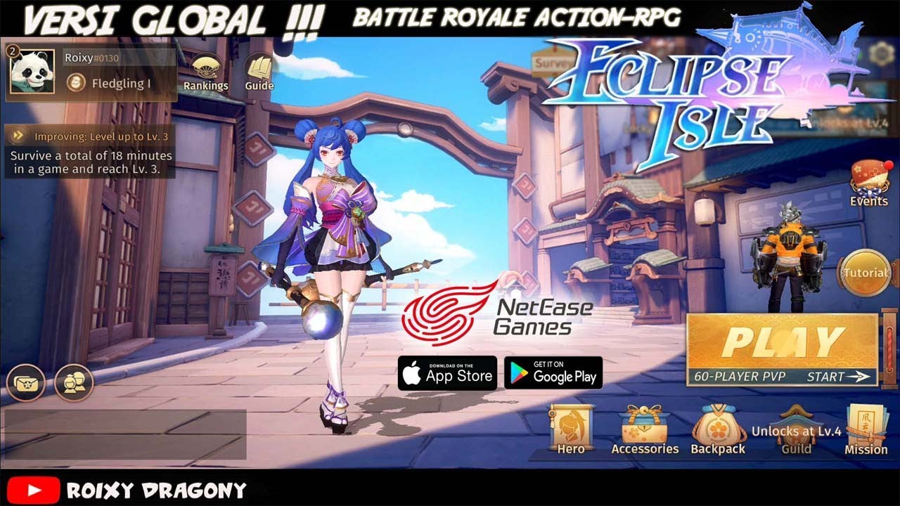 Versi GLOBAL- dari NETEASE !!! Eclipse Isle (ENG) Android/iOS 3D Anime  Style Battleroyale - YouTube