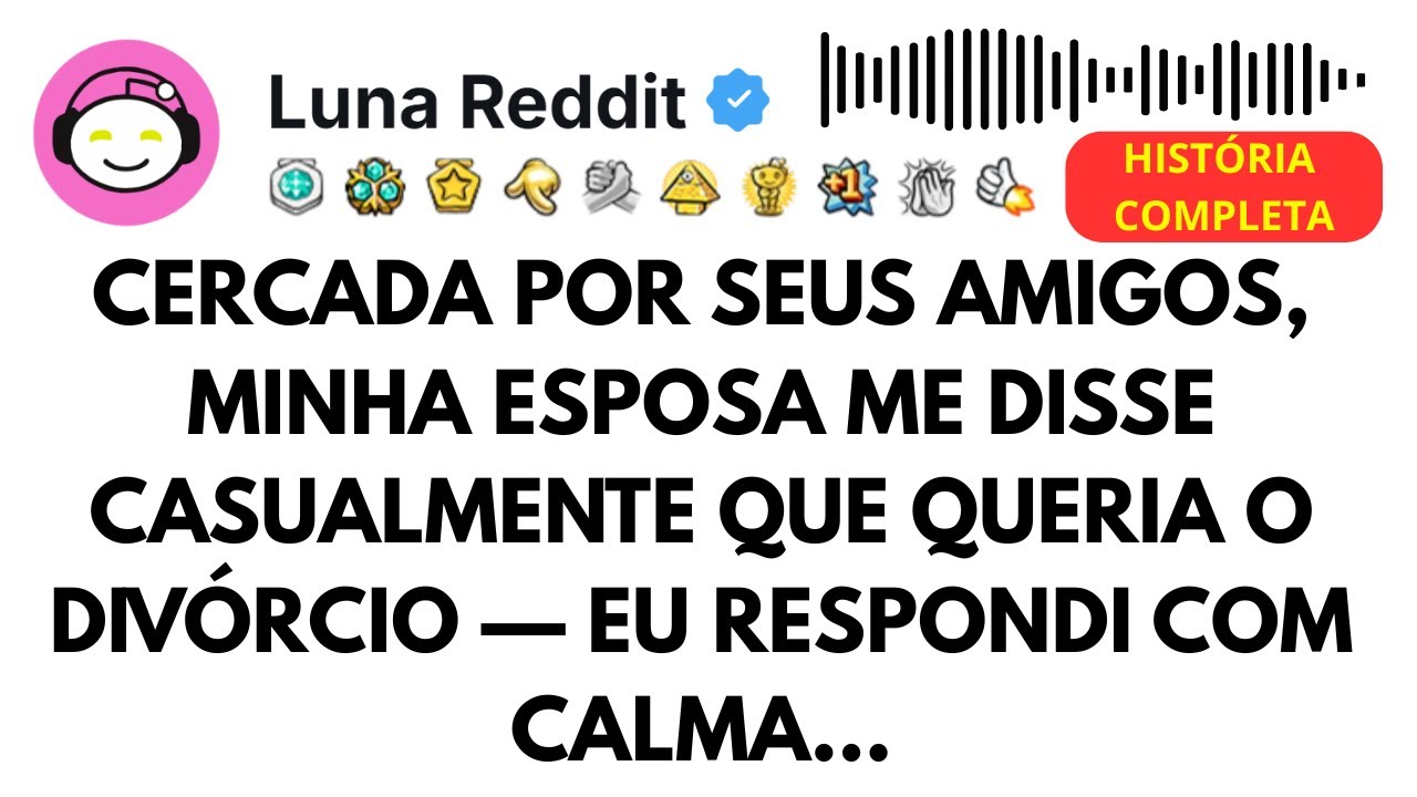 Cercada por seus amigos, minha esposa me disse casualmente que queria o divórcio — eu respondi com..