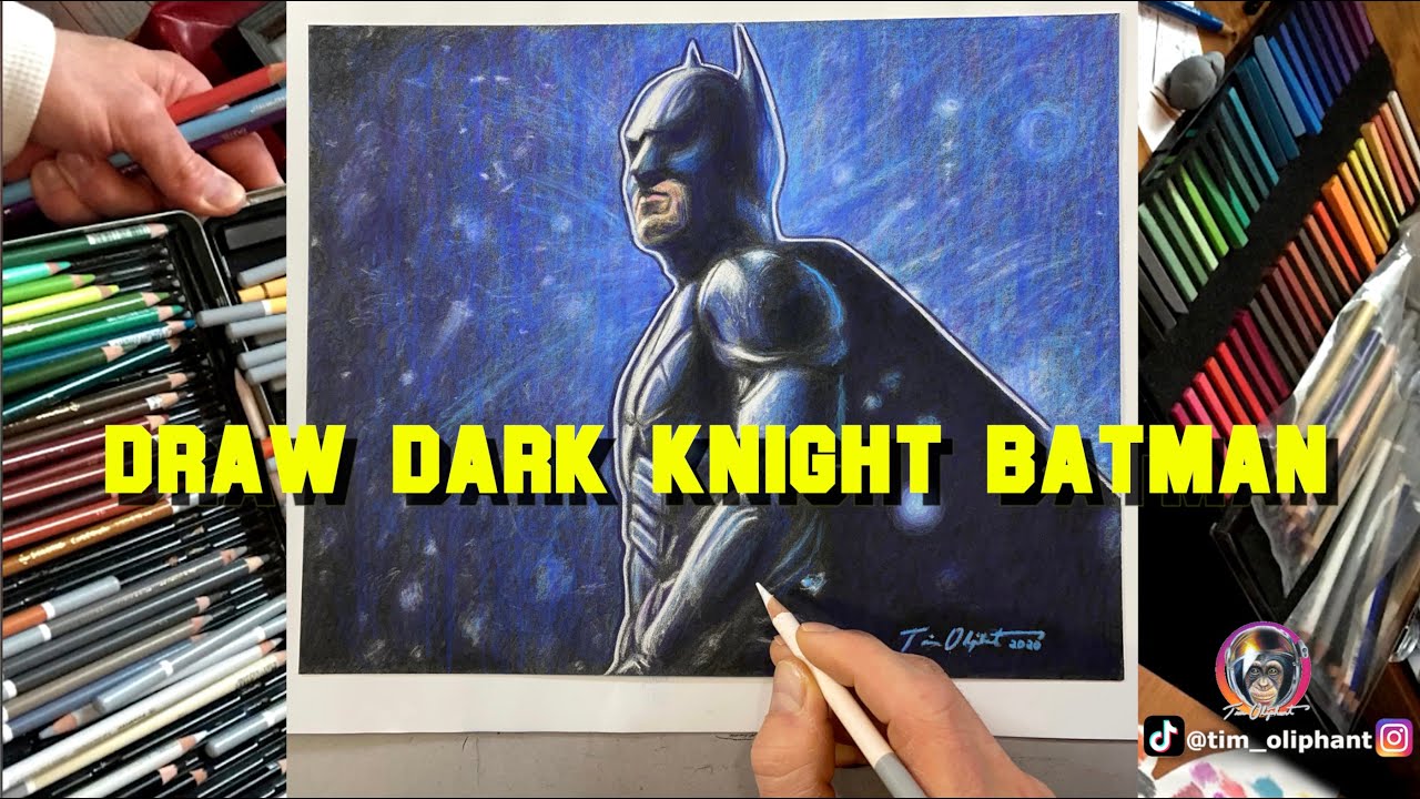 How To Draw The Dark Knight Batman