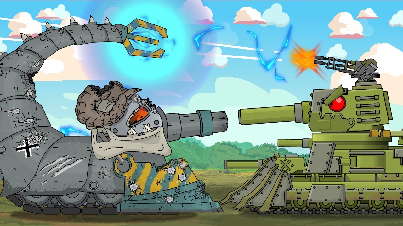 Я ВЫЖГУ ТВОЙ МОЗГ : Гипнос vs Фиджерон - Мультики про танки