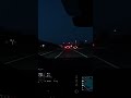 Peaceful Midnight Drive Ambience  #shorts