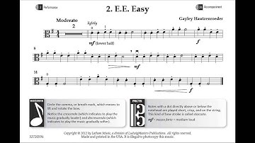 Developing Virtuosity - Viola Book 1: 2. E.E. Easy