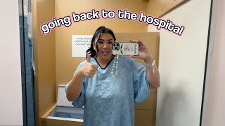 going back to the hospital & cal's birthday!!