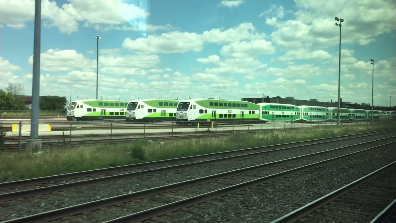 GO Transit HD 60 FPS: Riding Lakeshore West Line (Oakville to Toronto Union Station) 7/3/16