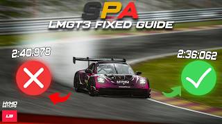 Le Mans Ultimate Spa LMGT3 Fixed Wet Track Guide | HYMO Academy