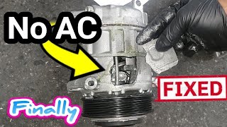Here's how to get COLD AC  Replace this junk AC compressor