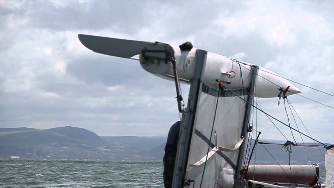 Sailing Catamaran racing, Swansea Bay YouTube