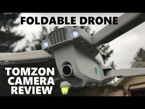 Tomzon D65 CAMERA TEST GPS Drone Foldable FPV RC Quadcopter Follow Me,  Carrying Case Flight Review