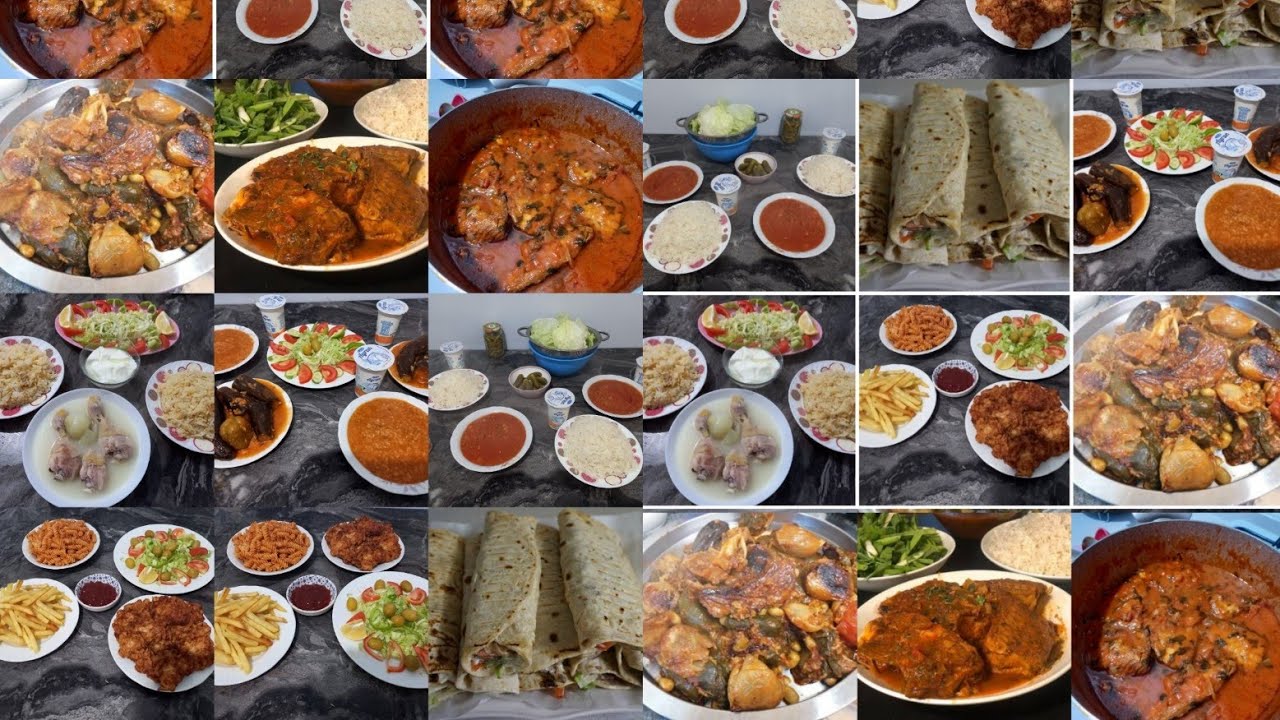 صورتلكم منيو(٧) وجبات للغدة لمنيو اسبوع كامل منوع واقتصادي