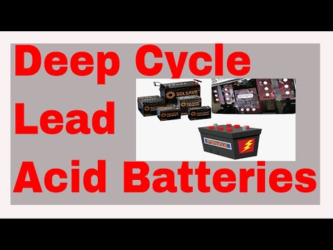 Video: Berapa watt baterai deep cycle?