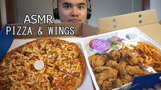 Asmr Pizza Wings Extreme Crunch Extreme Eating Sounds No Talking