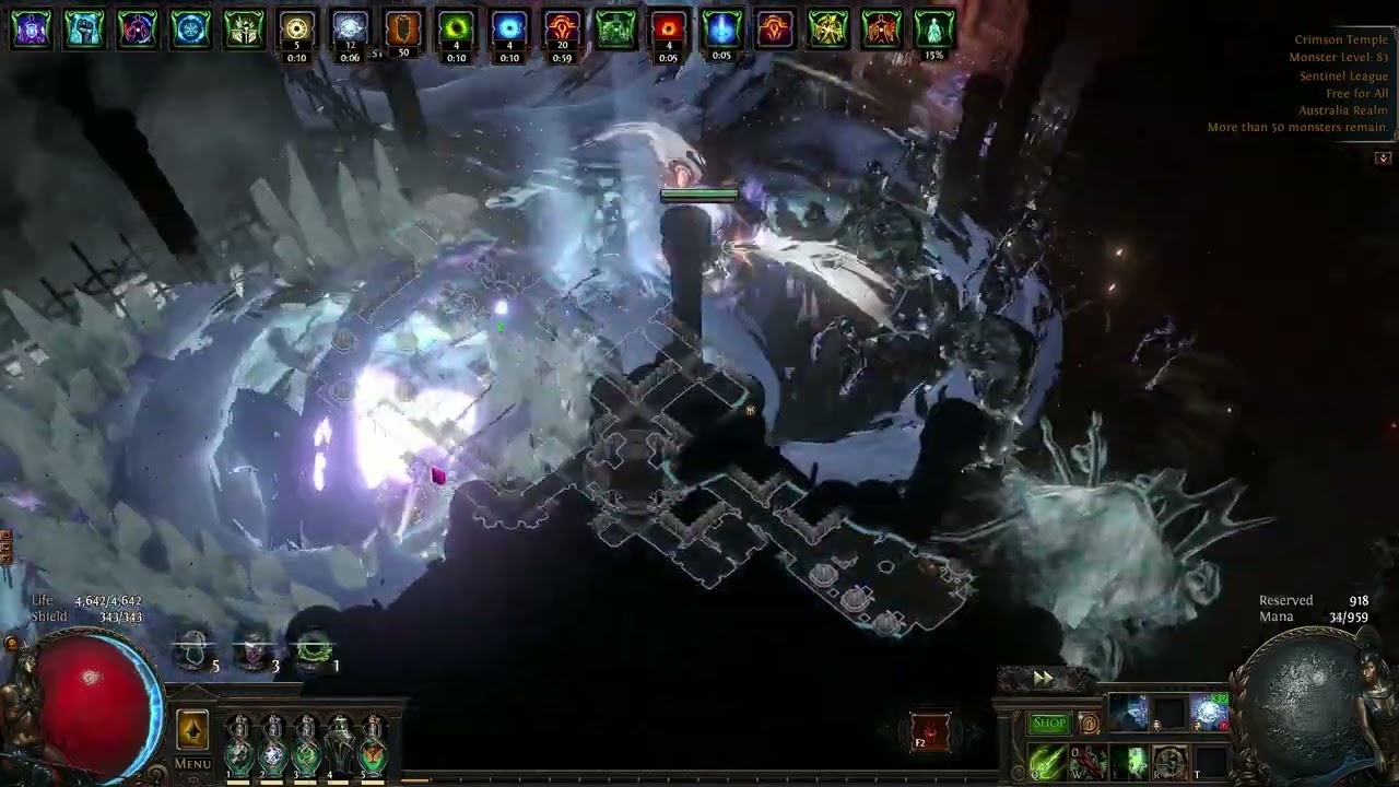 PoE 3.18 - Casual Crimson temple farm with Winter Orb Scion