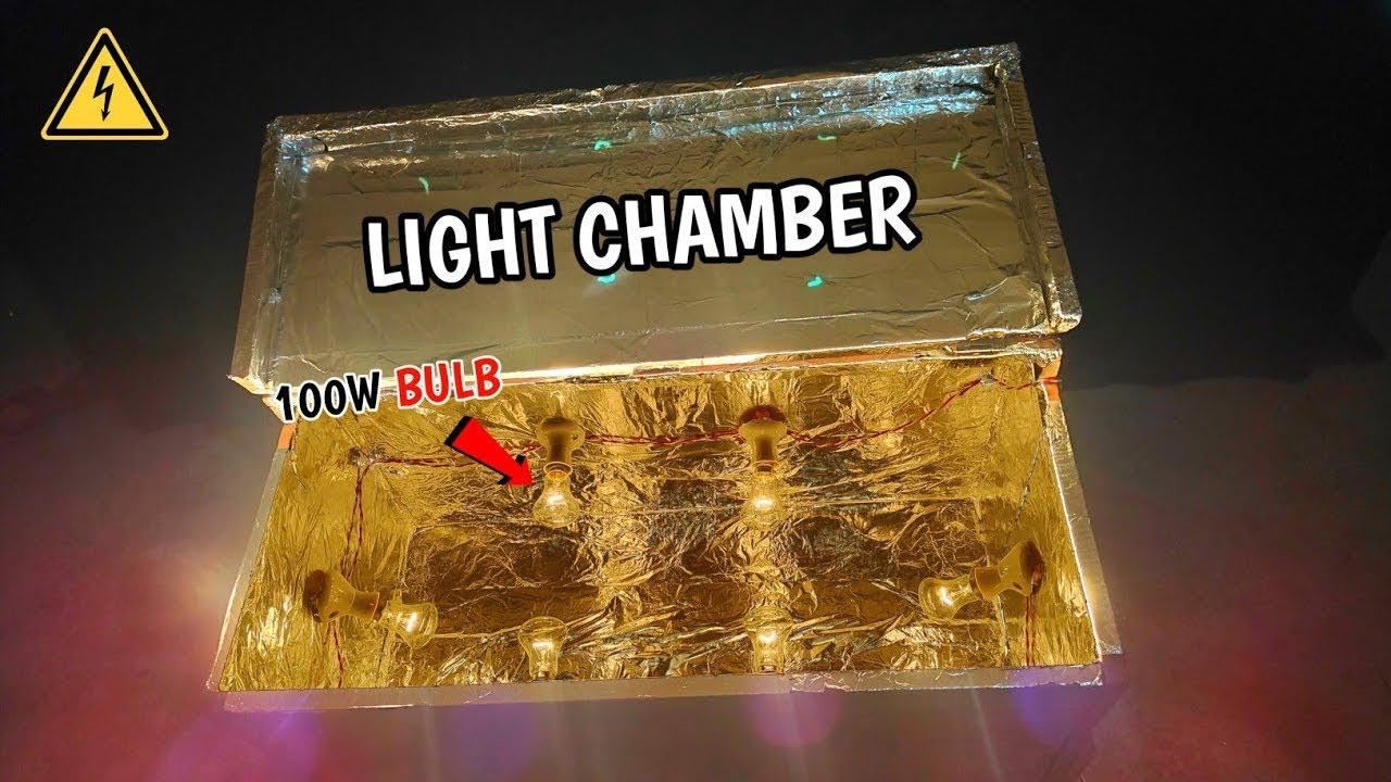 We Make Light Chanmber🥵 | 100 वोल्ट के बल्ब से कपडे सूखा पाएंगे?