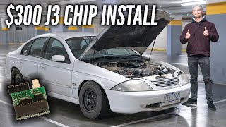 Will a $300 J3 Chip Make my AU Falcon Go Faster? - Install Video