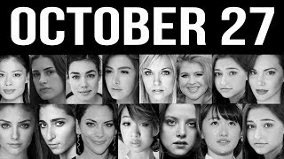 October 27 Famous Women BirthDays Celebrities Wealth